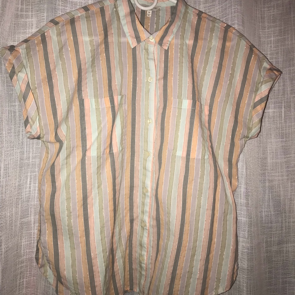 Short Sleeved Breezy Blouse